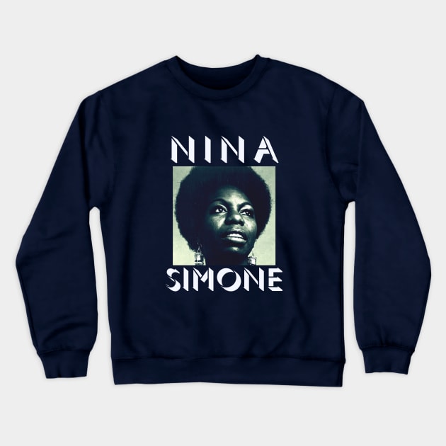 Nina Simone Crewneck Sweatshirt by artbleed